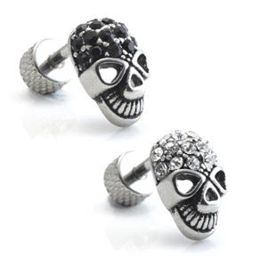 Steel External Multi Gem Skull Microbars