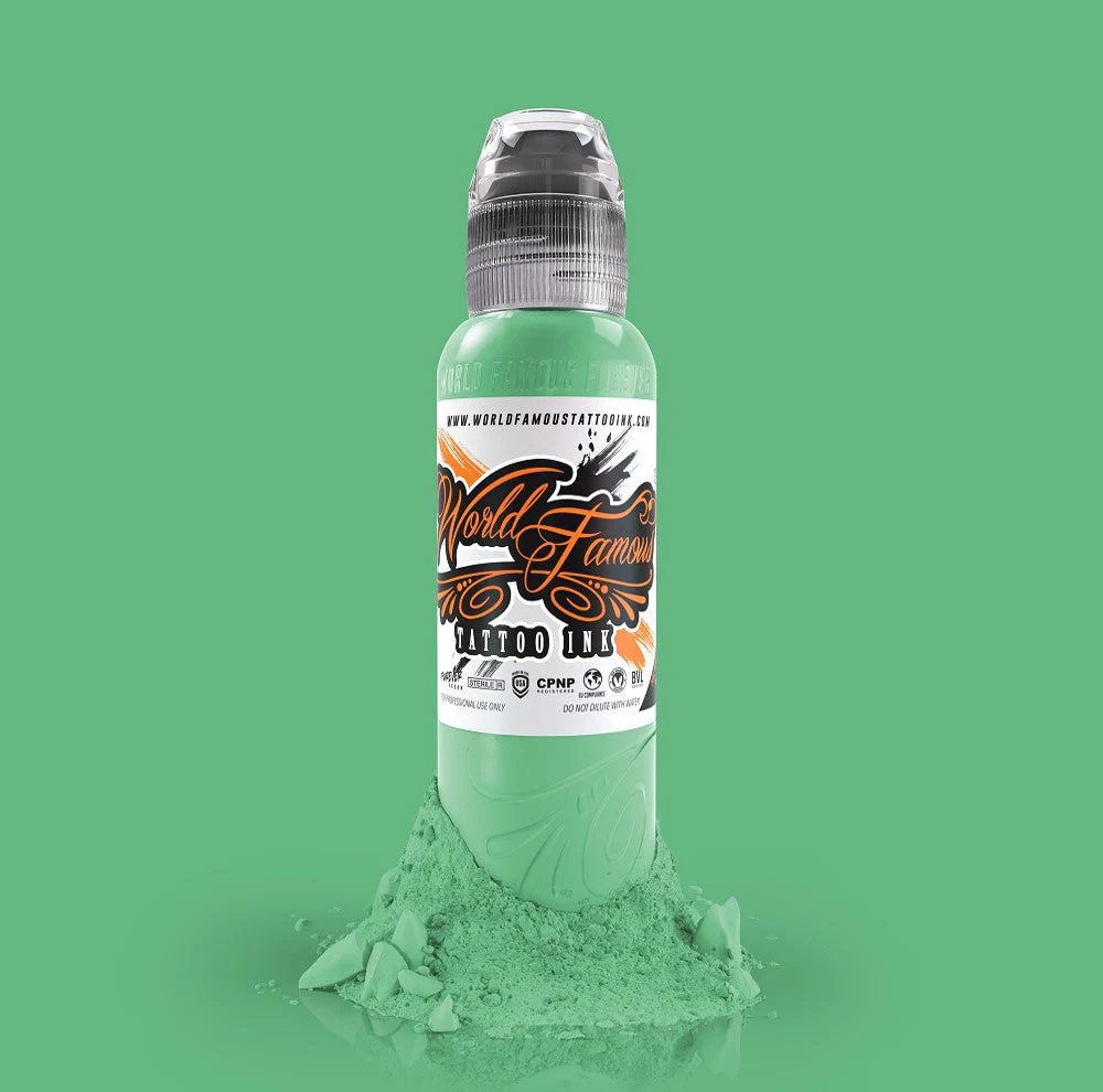 SHORT DATE - DISCOUNTED - World Famous Ink Columbus Seafoam - 1oz (30ml)