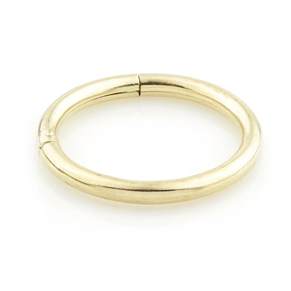 Solid 14ct Gold Hinge Segment Ring