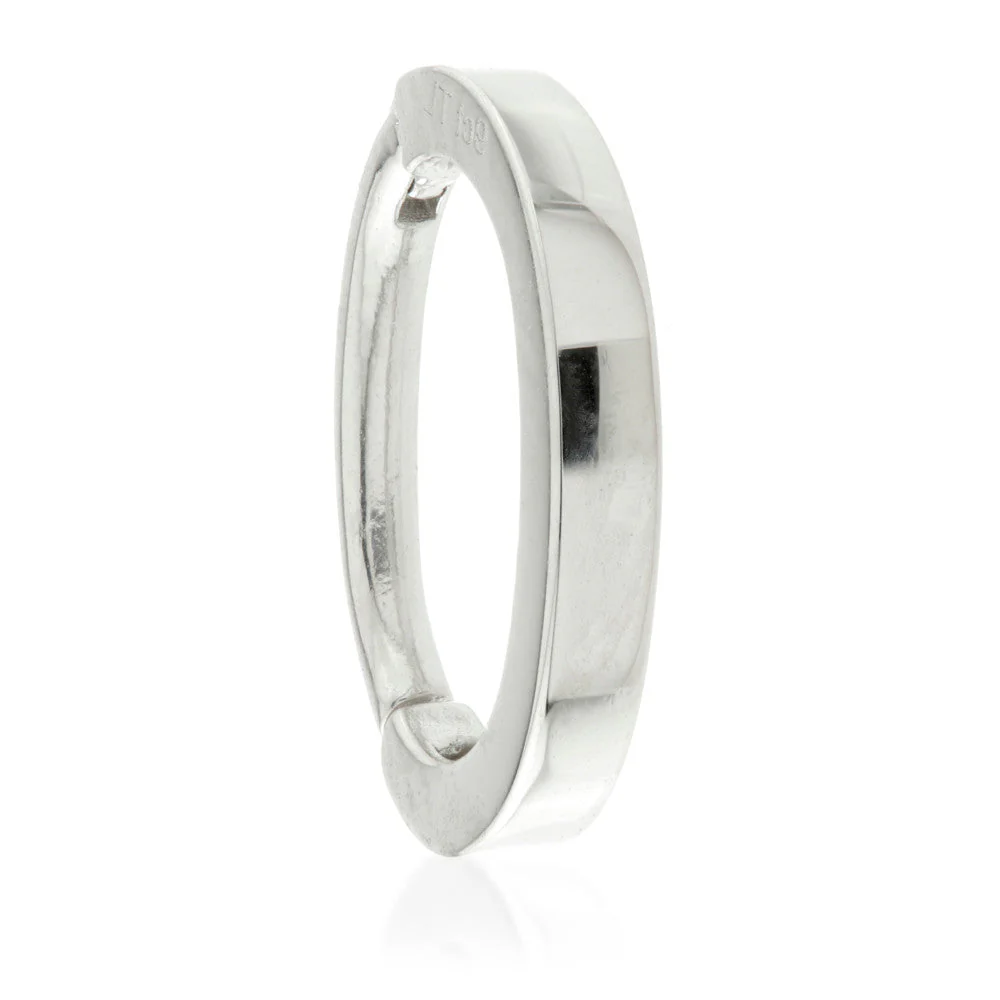Solid Gold Hinged Oval Rook Ring - Image 2