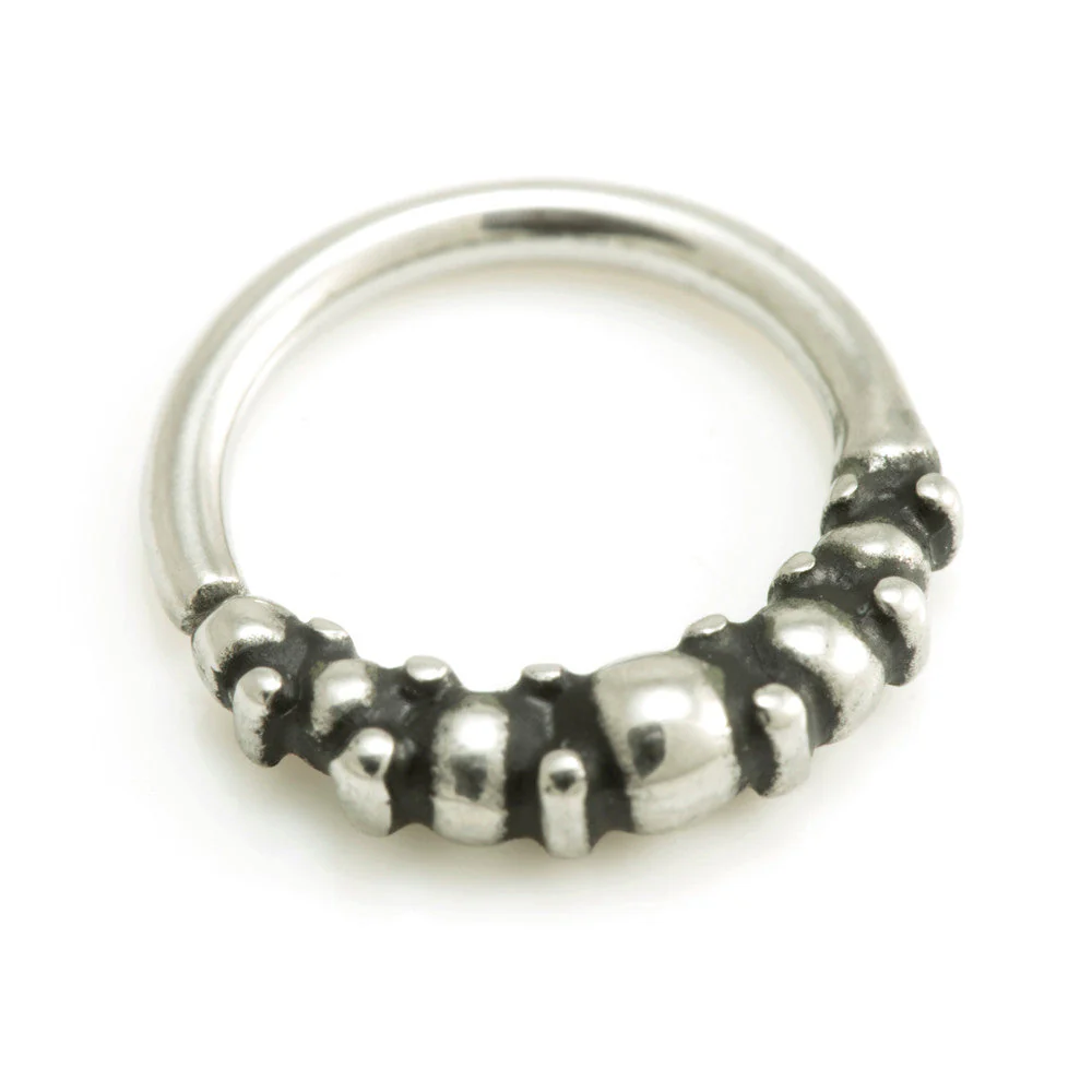 Steel Ball Seamless Ring