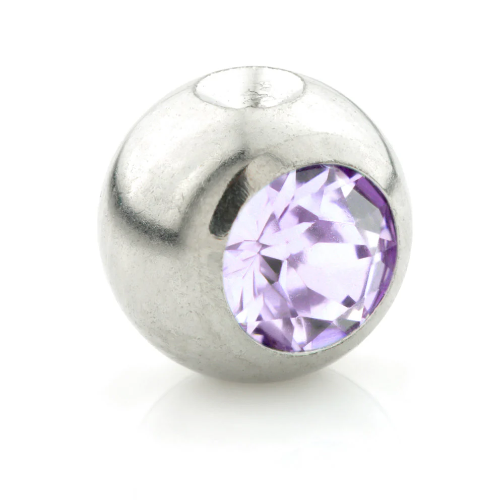 Steel Clip In Gem Ball - Image 2