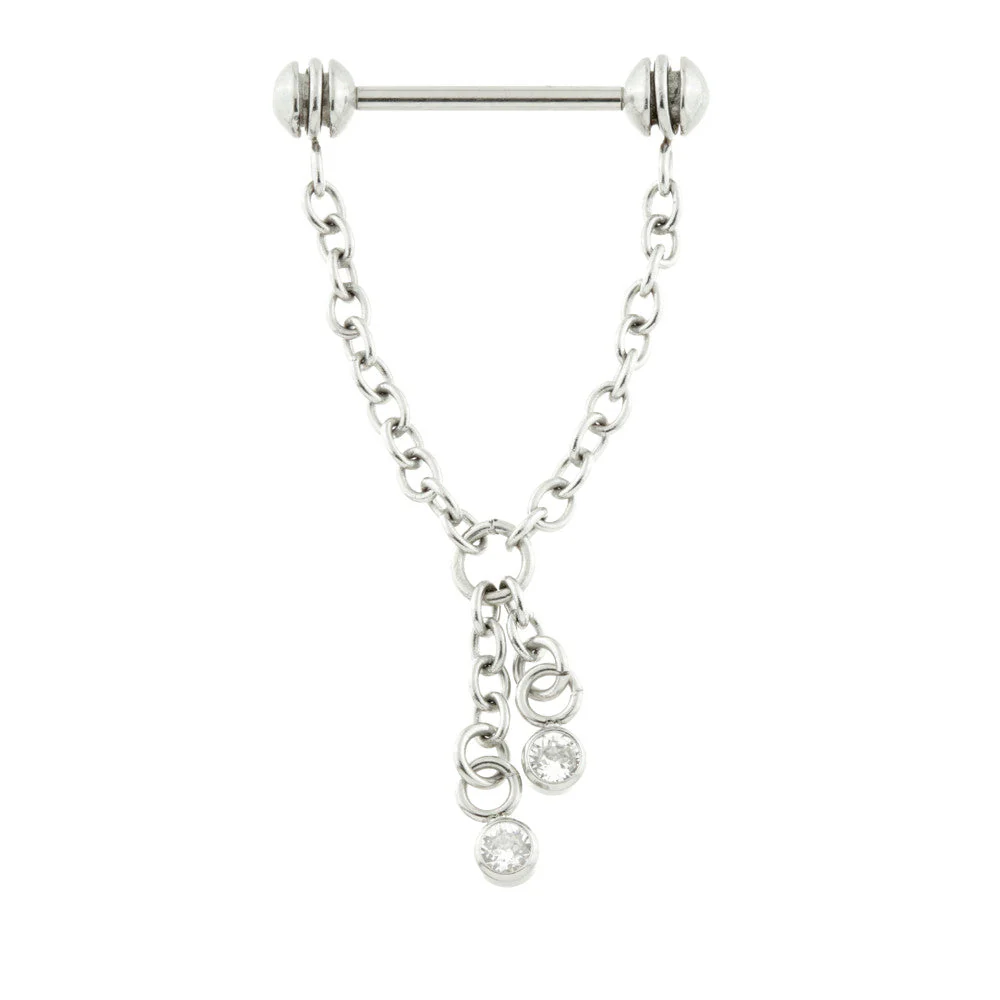 Steel Conch Chain Micro Bar - 1.2mm