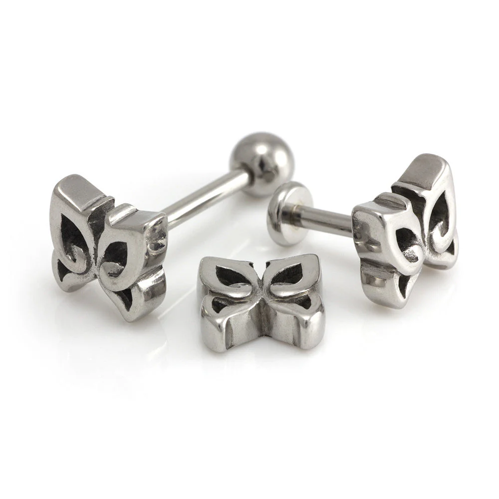 Steel External Butterfly Tongue Bar -16