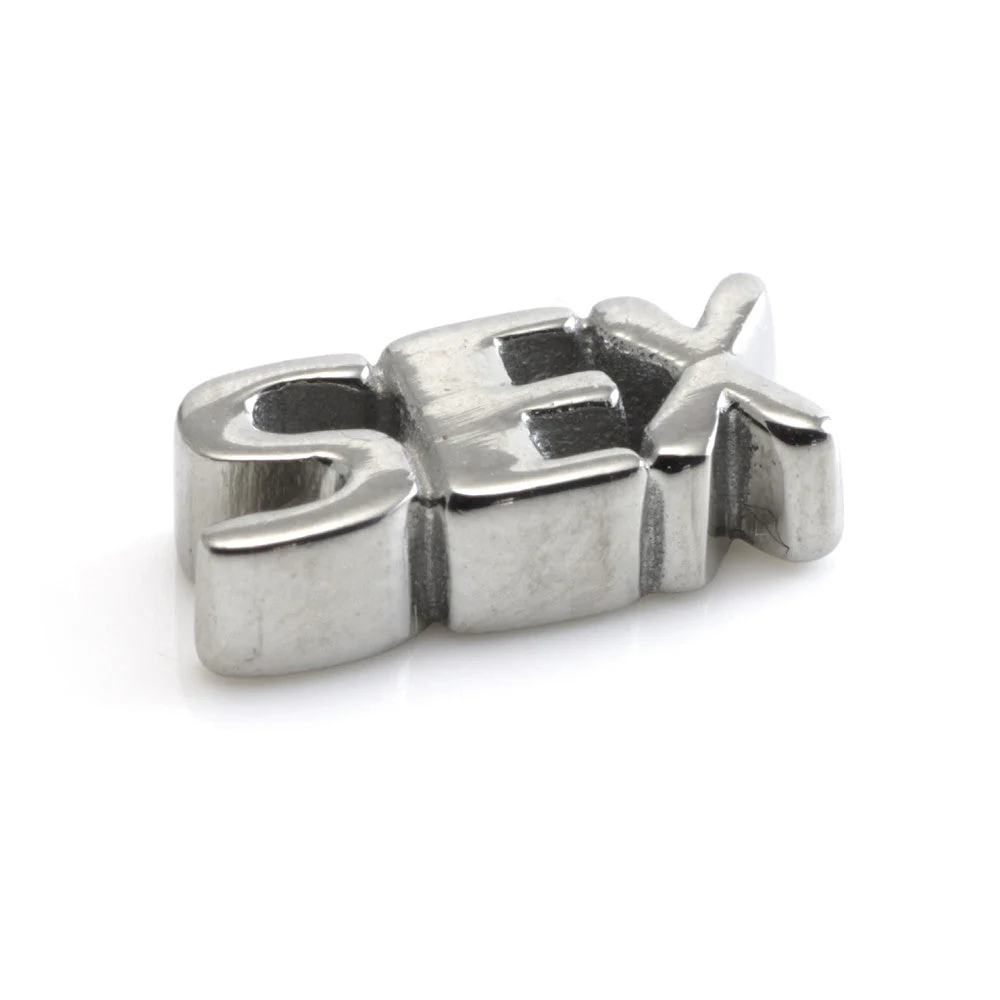 Steel External Sex Tongue Bar -16