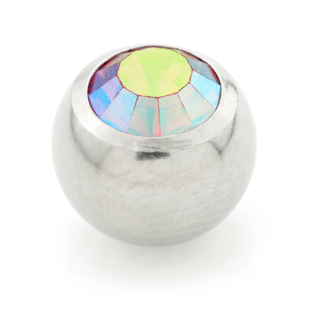 Steel External Thread Screw Gem Ball - Image 2