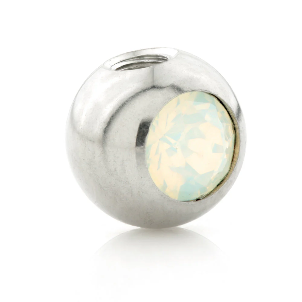 Steel External Thread Screw Gem Ball - Image 3