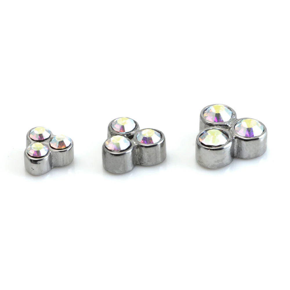 Steel External Thread Triple Gem Attachment