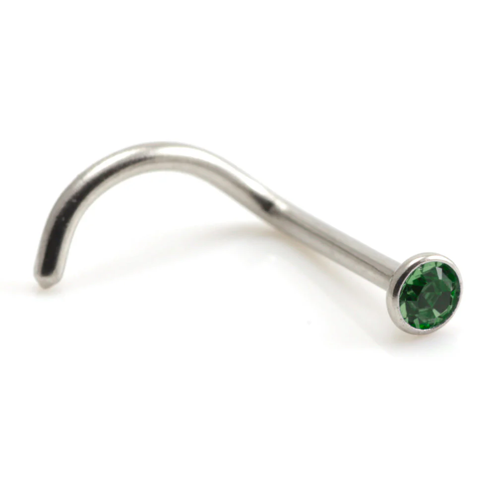 Steel Gem Nose Stud - SNS1 - Image 9