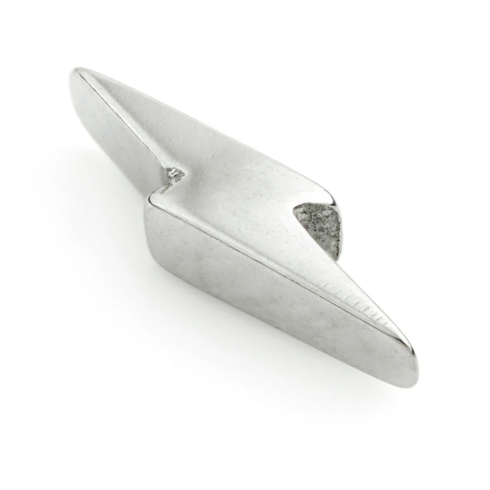 Steel Micro Lightning Bolt