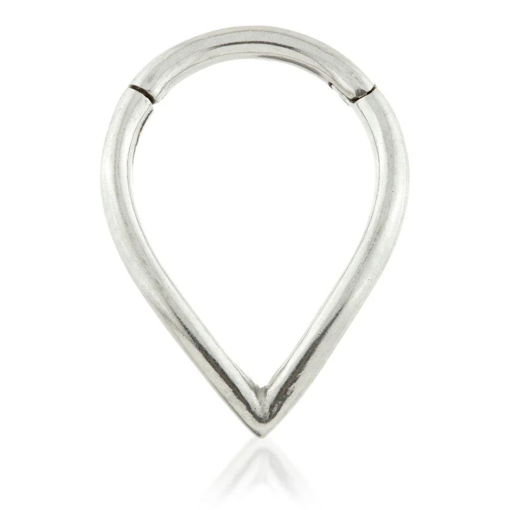 Steel Wishbone Hinged Ring 1.2mm