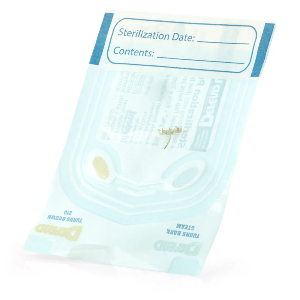 Sterile - TL - 14ct Gold Triple Gem Threadless Attachment (sold individually) - Image 2