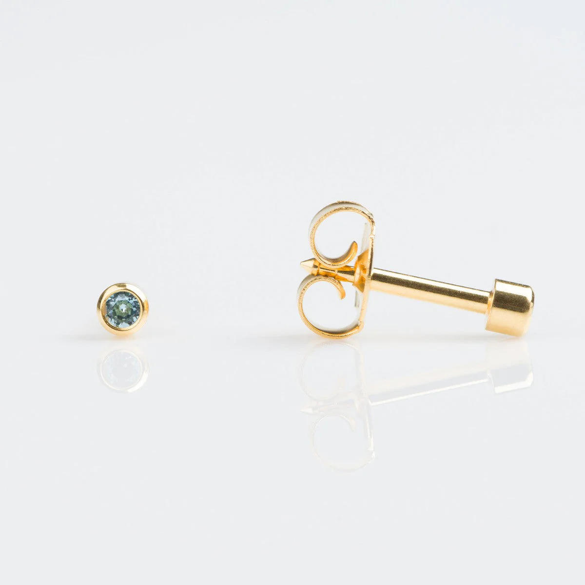 Studex Mini Gold Plated Bezel March Studs - Pack of 12