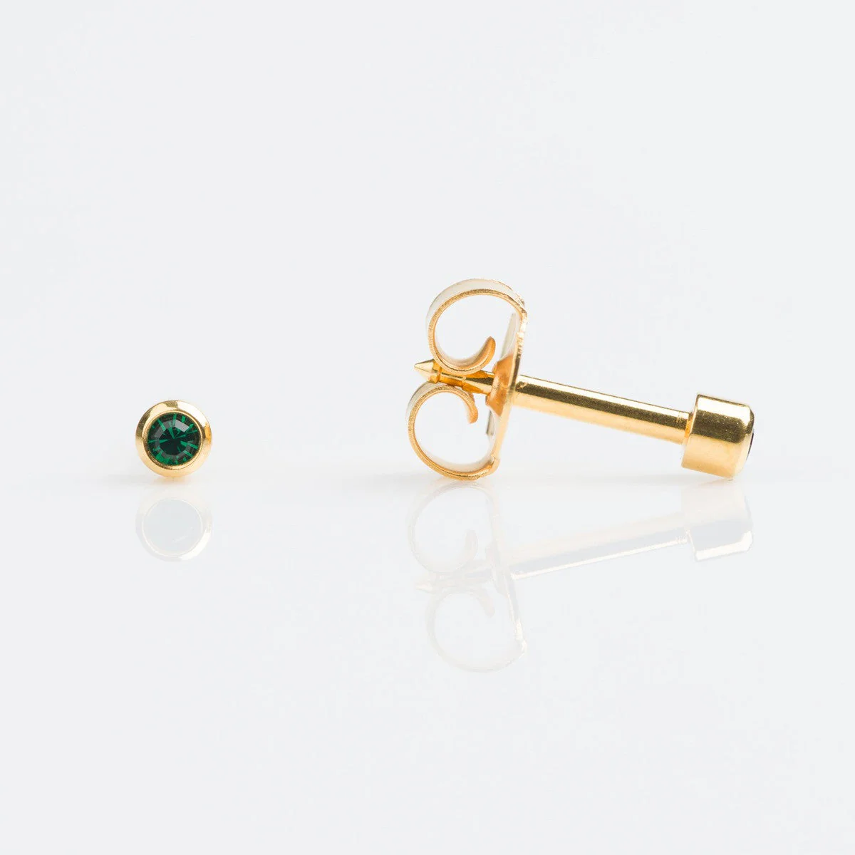 Studex Mini Gold Plated Bezel May Studs - Pack of 12
