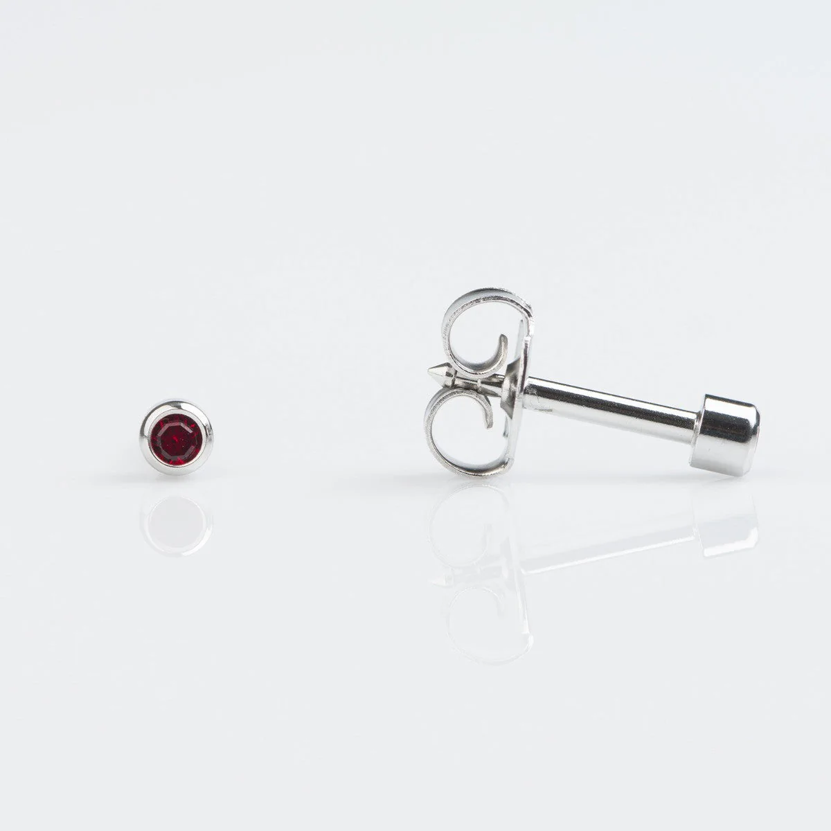 Studex Mini Stainless Bezel January Studs - Pack of 12