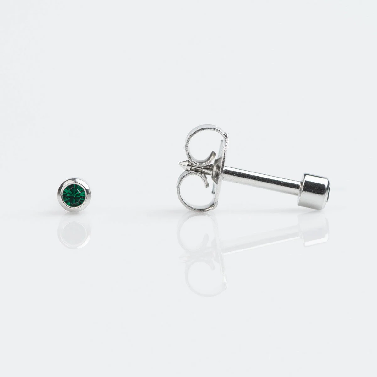 Studex Mini Stainless Bezel May Studs - Pack of 12