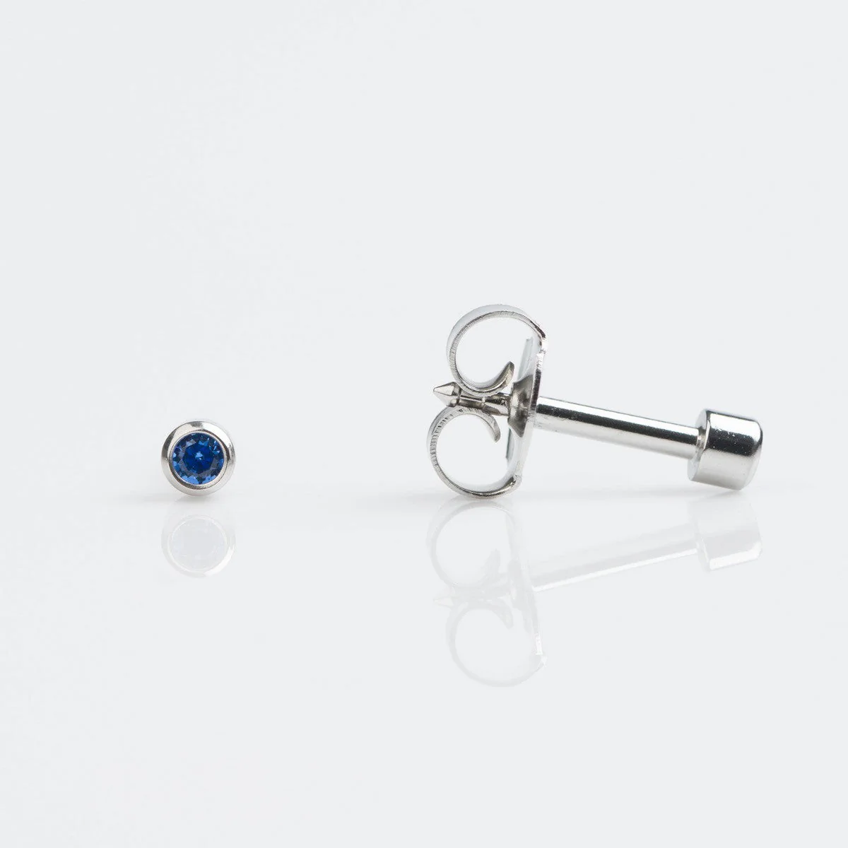 Studex Mini Stainless Bezel September Studs - Pack of 12