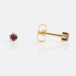 Studex Regular Gold Plated Tiffany February Studs - Pack of 12