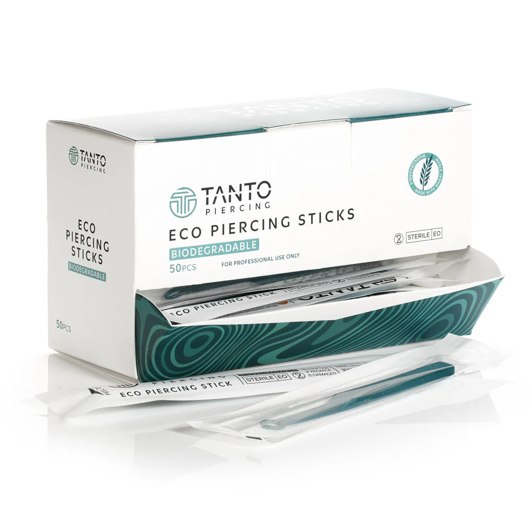 SHORT DATE - Tanto Eco Biodegradable Piercing Sticks (50 pieces)
