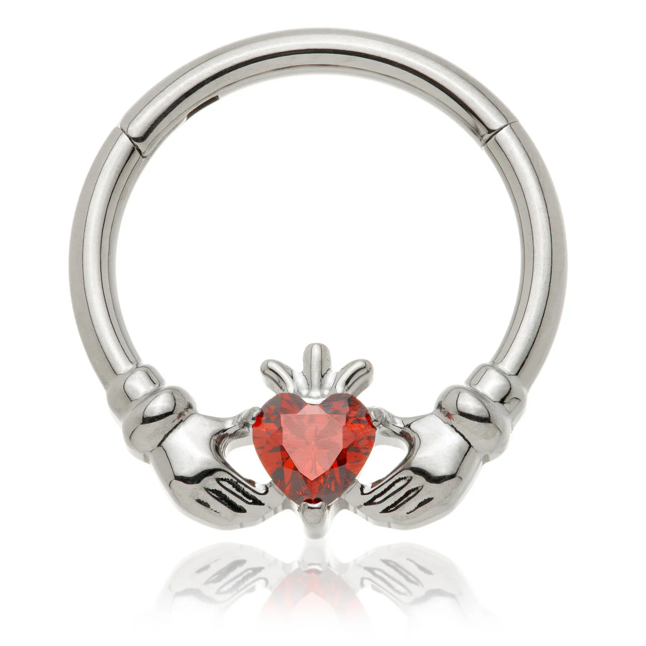 Ti Couture Claddagh Hinged Ring - Image 2