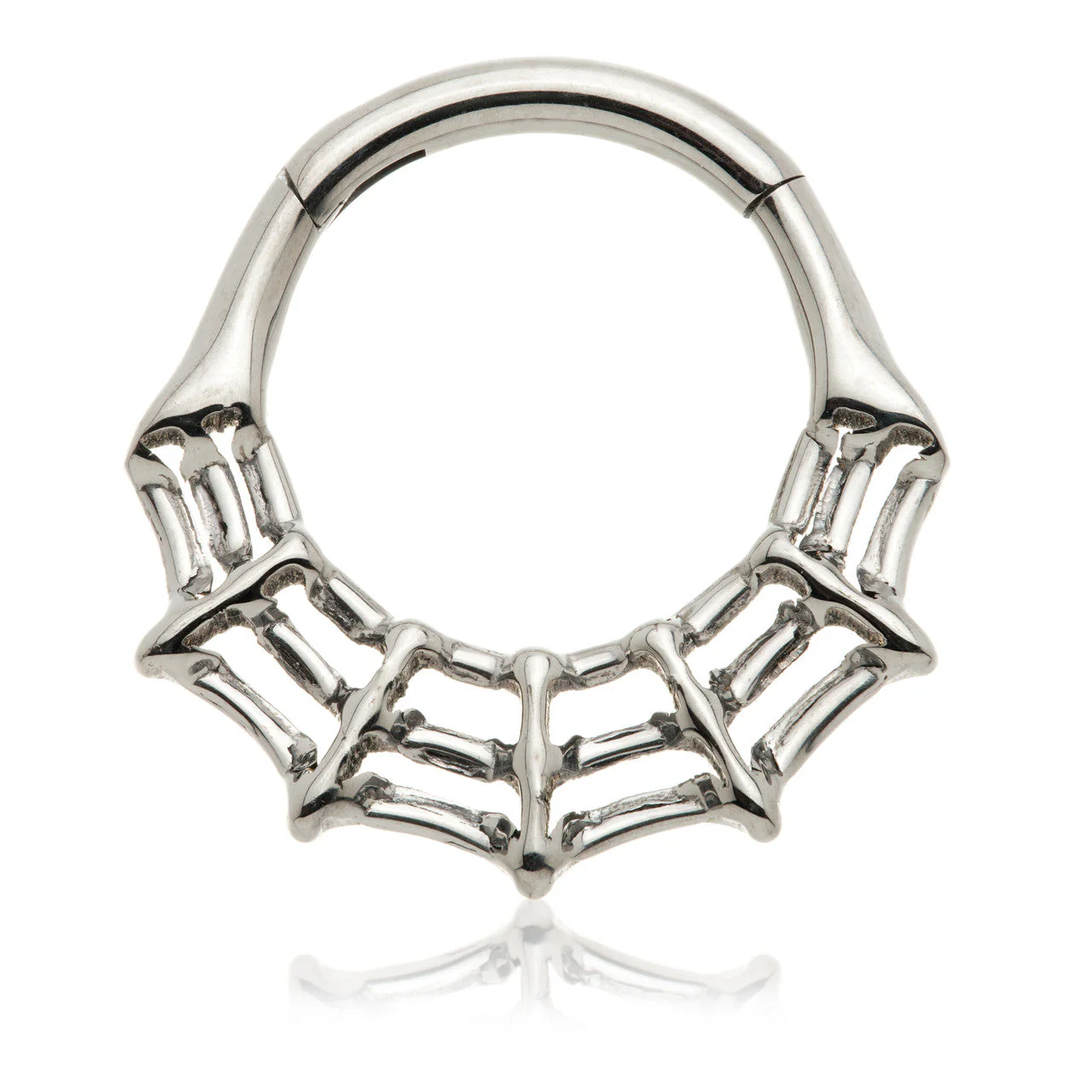 Ti Couture Cobweb Hinge Ring