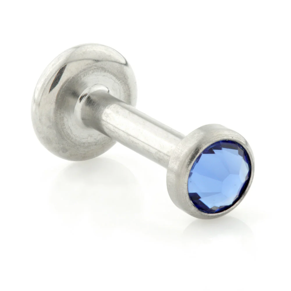 Ti Couture Internal Titanium Gem Disk Micro Labret - Image 4