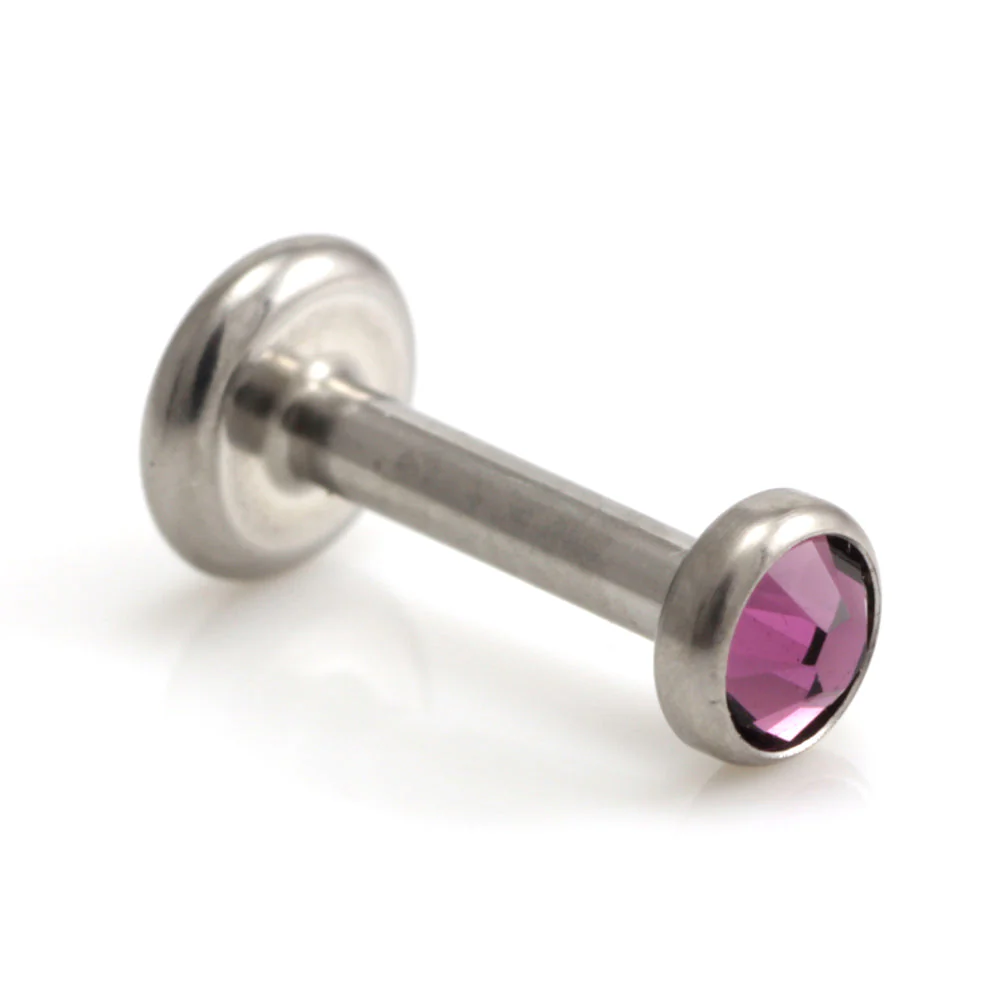 Ti Couture Internal Titanium Gem Disk Micro Labret - Image 9