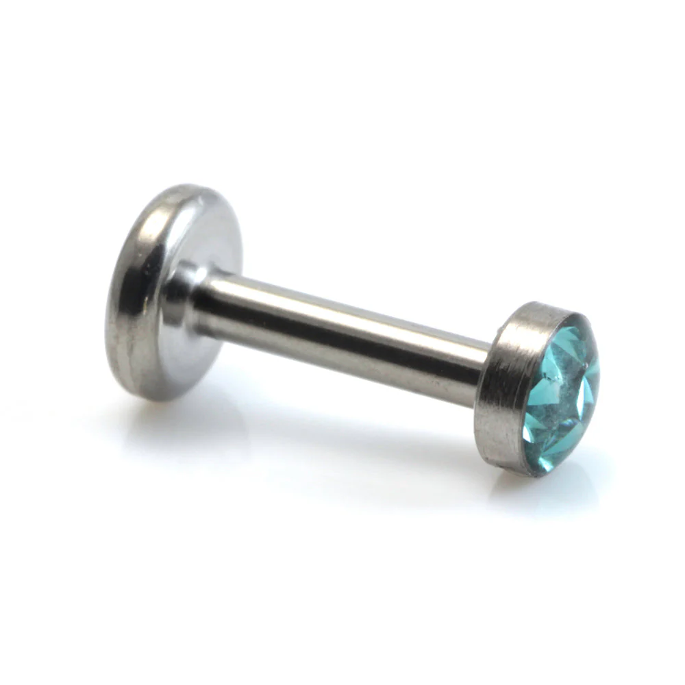 Ti Couture Internal Titanium Multi Gem Disk Micro Labret - Image 5