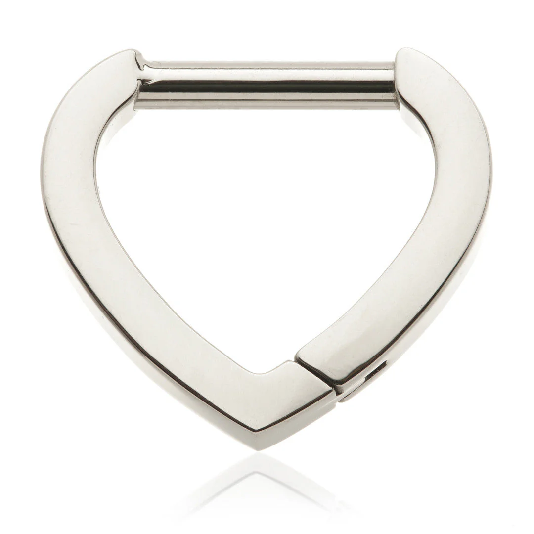 Ti Couture Plain Hinged Septum Ring