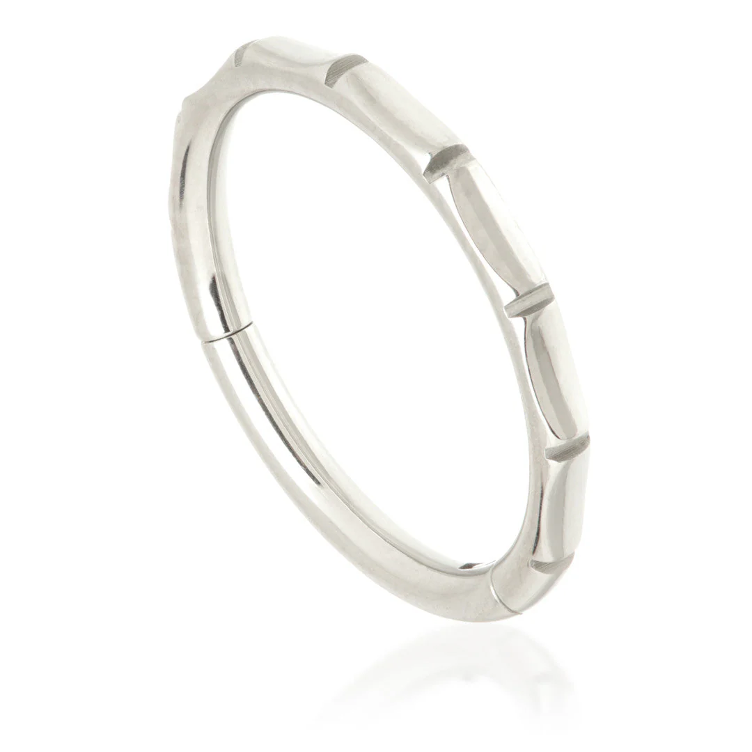 Ti Couture Square Cut Hinged Ring
