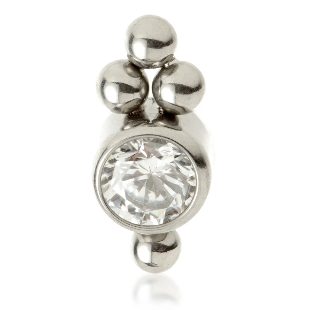 Ti Internal Caeli Gem Attachment (0.8mm thread)