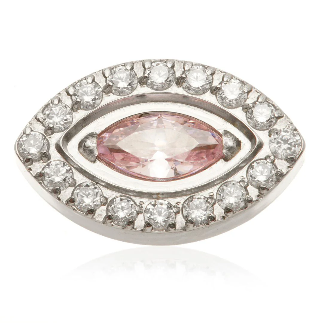 Ti Internal Gem Surrounded Marquise Attachment - Image 2