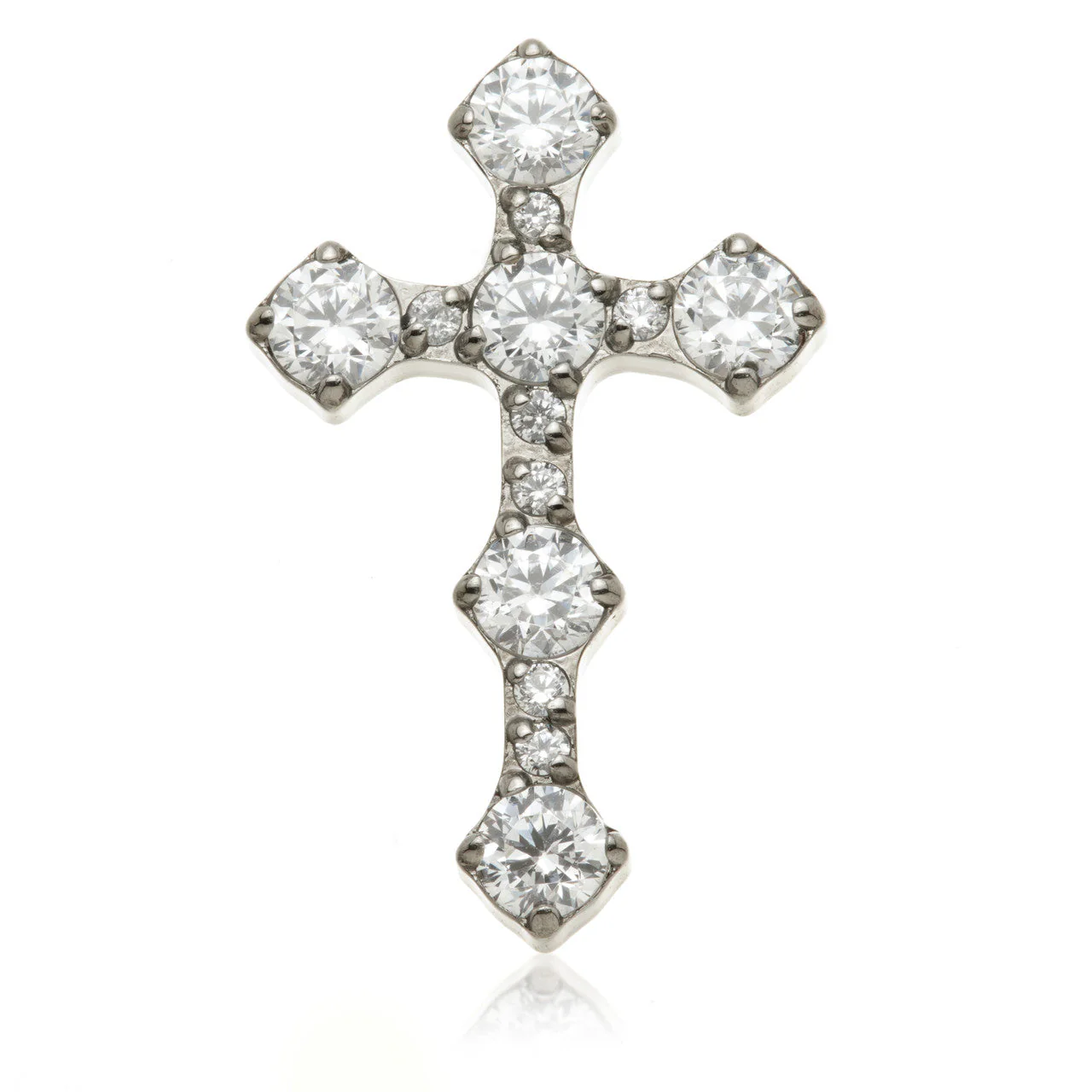 Ti Internal Jewelled Cross Attachment