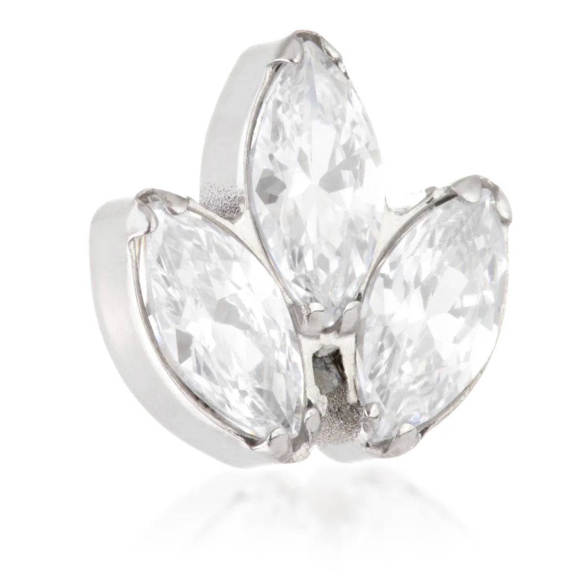 Ti Internal Jewelled Marquise Lotus Attachment