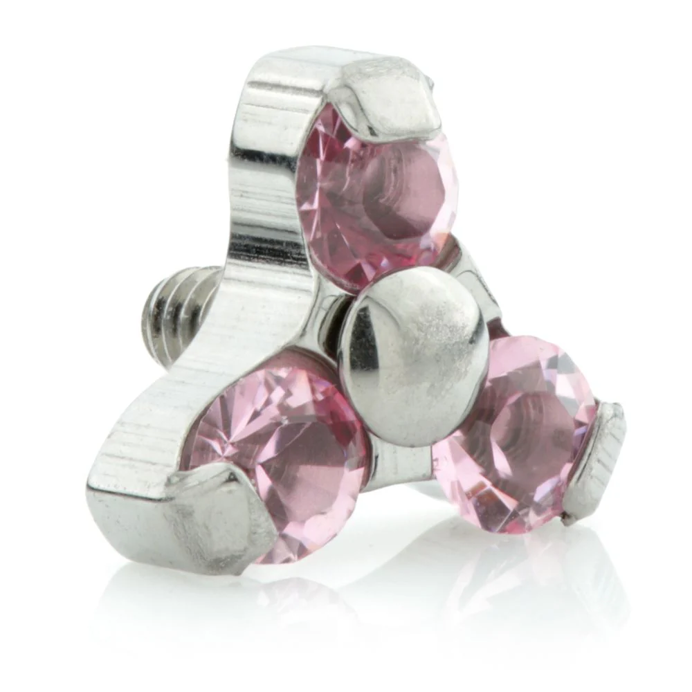 Ti Internal Jewelled Trinity Attachment - Image 2