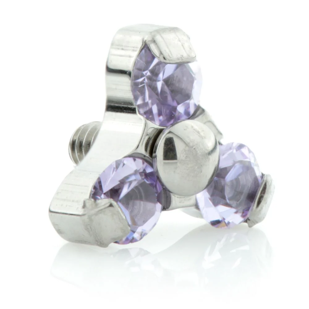 Ti Internal Jewelled Trinity Attachment - Image 3