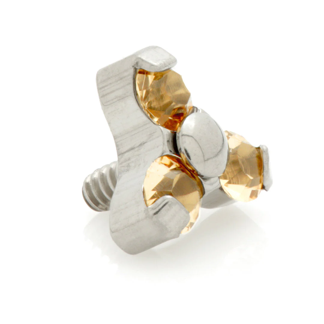 Ti Internal Jewelled Trinity Attachment - Image 5