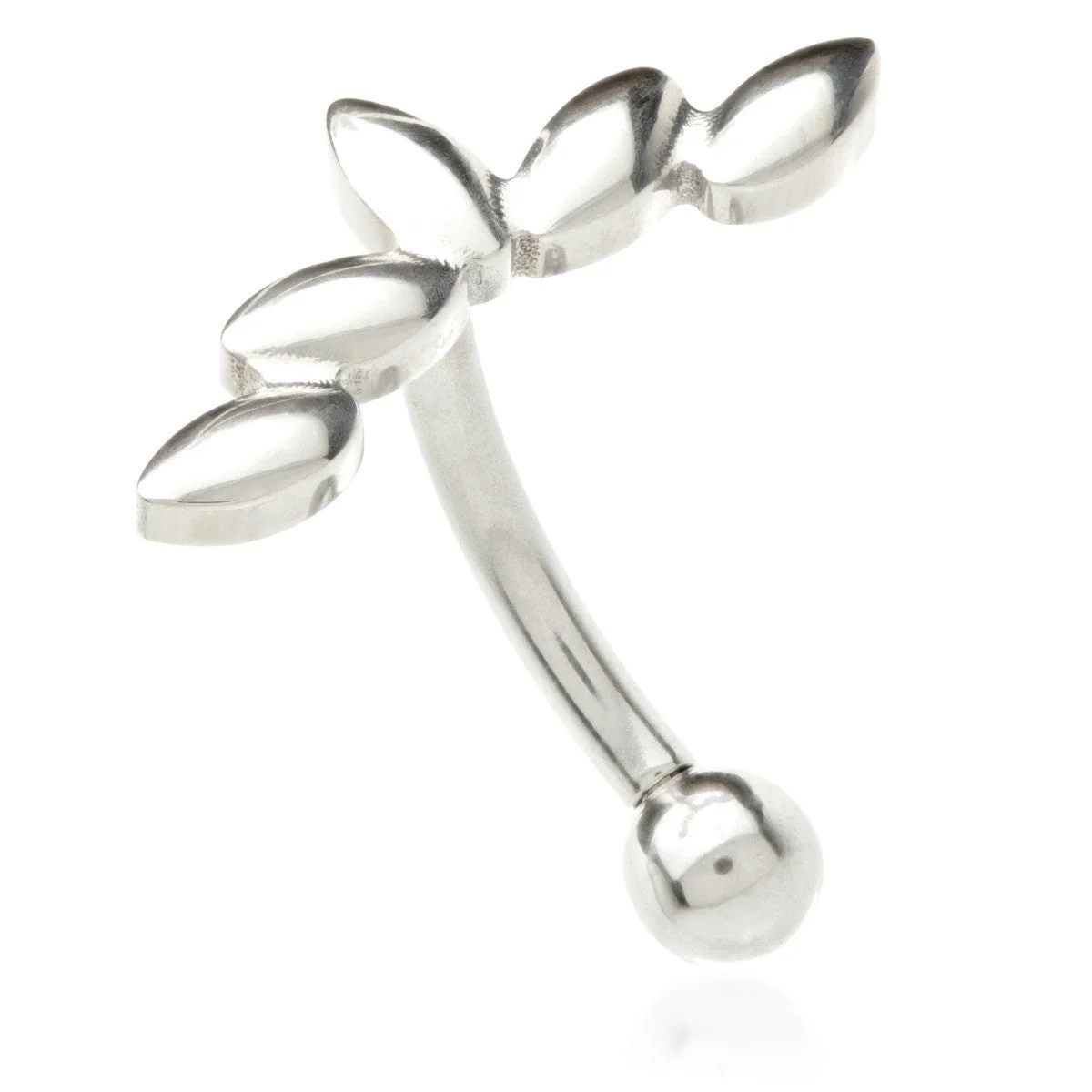 Ti Internal Marquise Cluster Rook/Eyebrow Bar