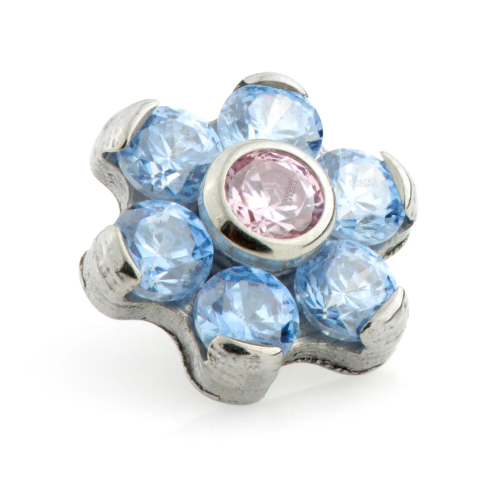 Ti Internal Micro Gem Flower Attachment (6 petals) - Image 2