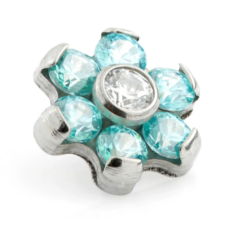 Ti Internal Micro Gem Flower Attachment (6 petals) - Image 20
