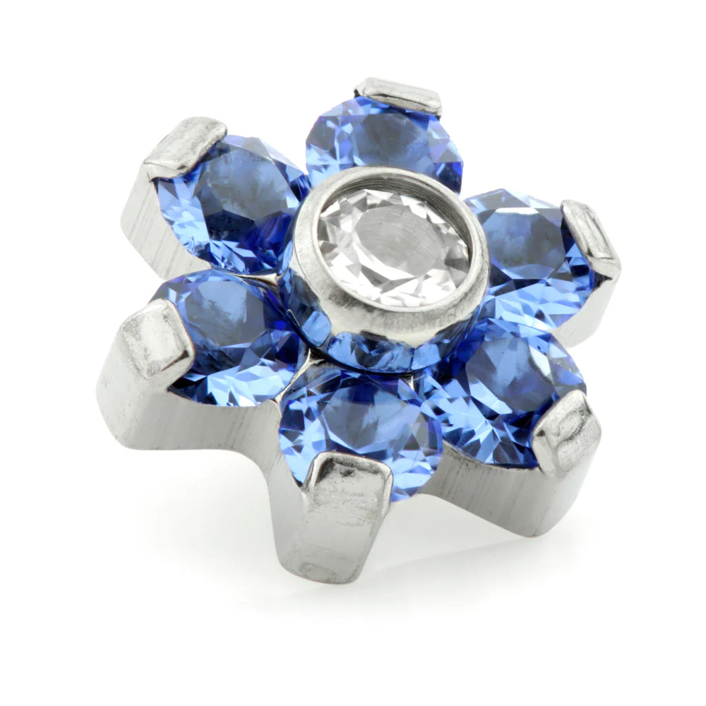 Ti Internal Micro Gem Flower Attachment (6 petals) - Image 3