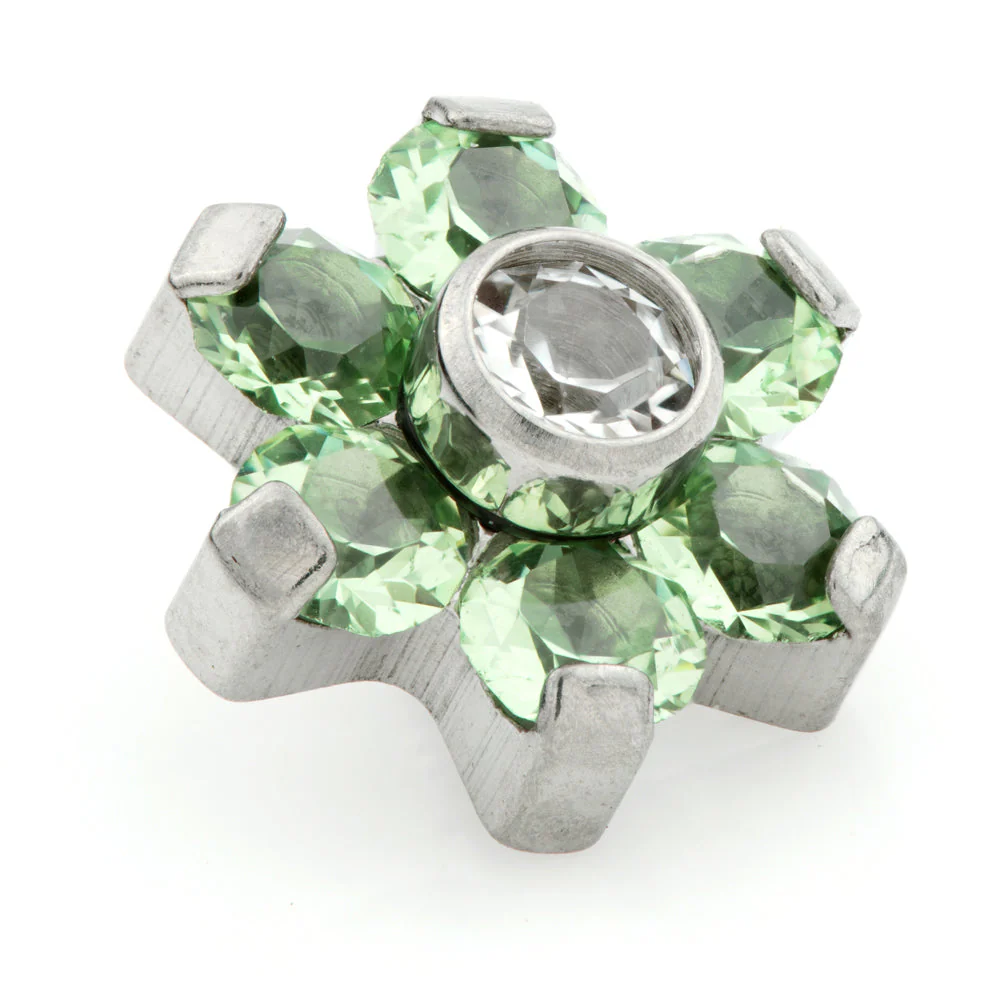 Ti Internal Micro Gem Flower Attachment (6 petals) - Image 4