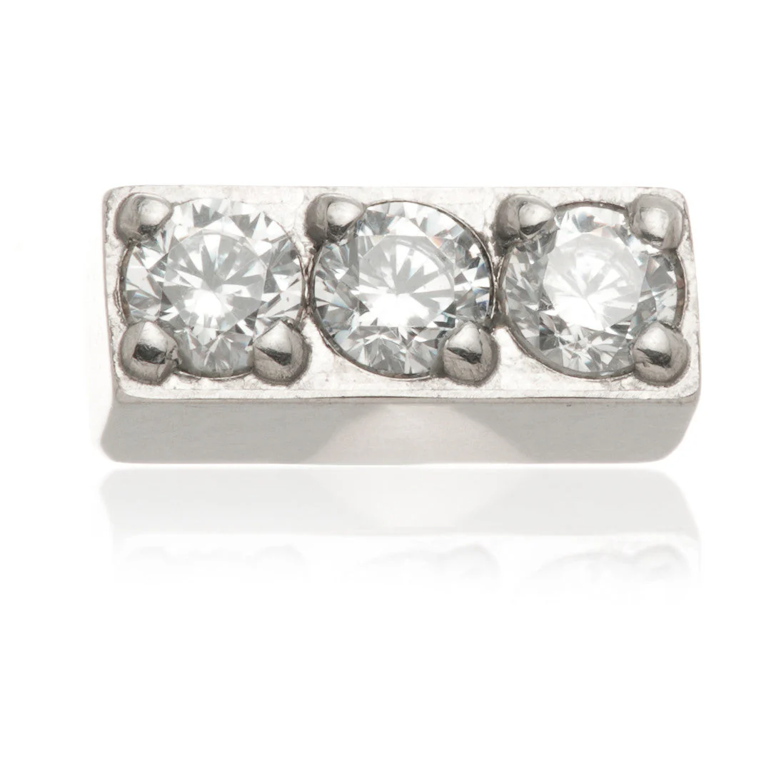 Ti Internal Multi 3 Gem Attachment - 1.6mm