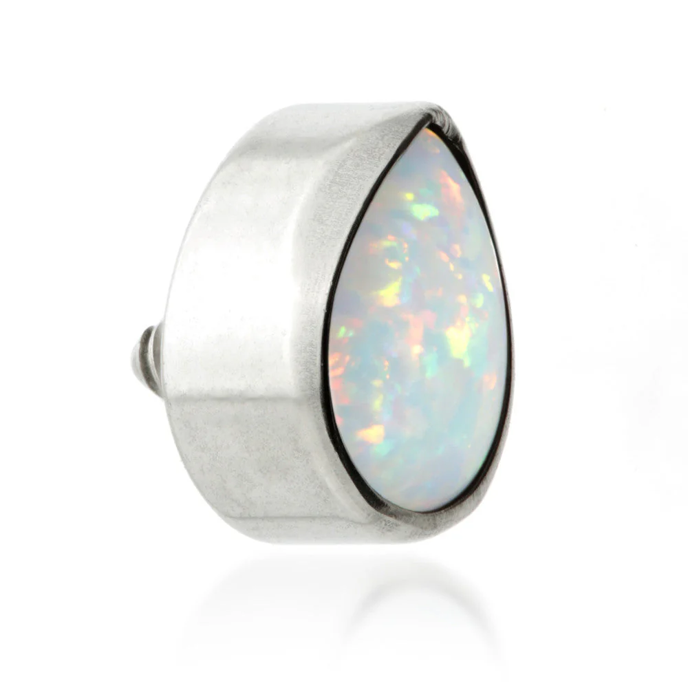 Ti Internal Opal Bezel Teardrop Attachment-WT