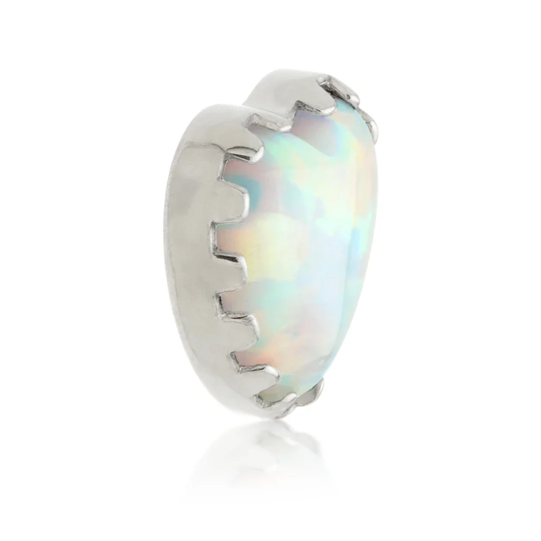 Ti Internal Opal Heart Attachment - Image 4