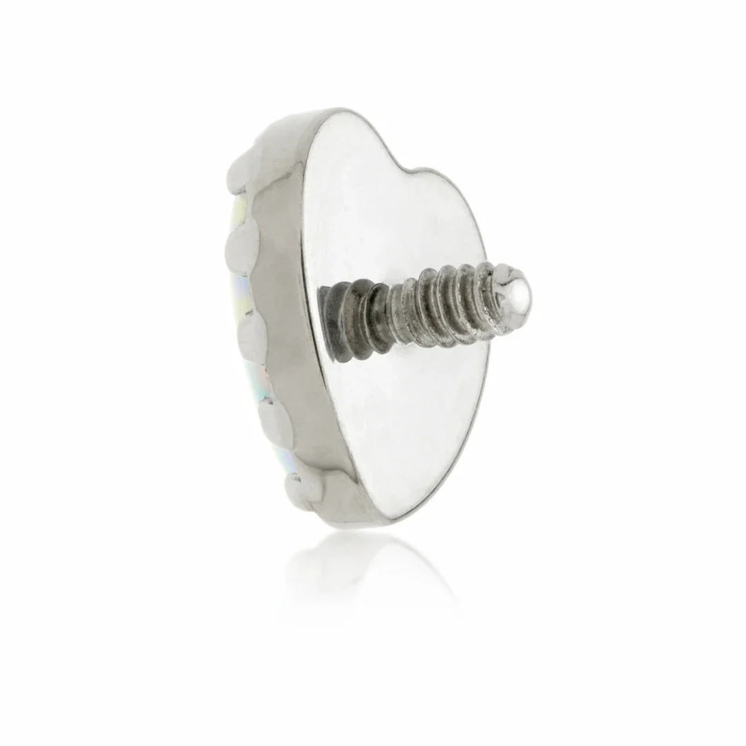 Ti Internal Opal Heart Attachment - Image 6