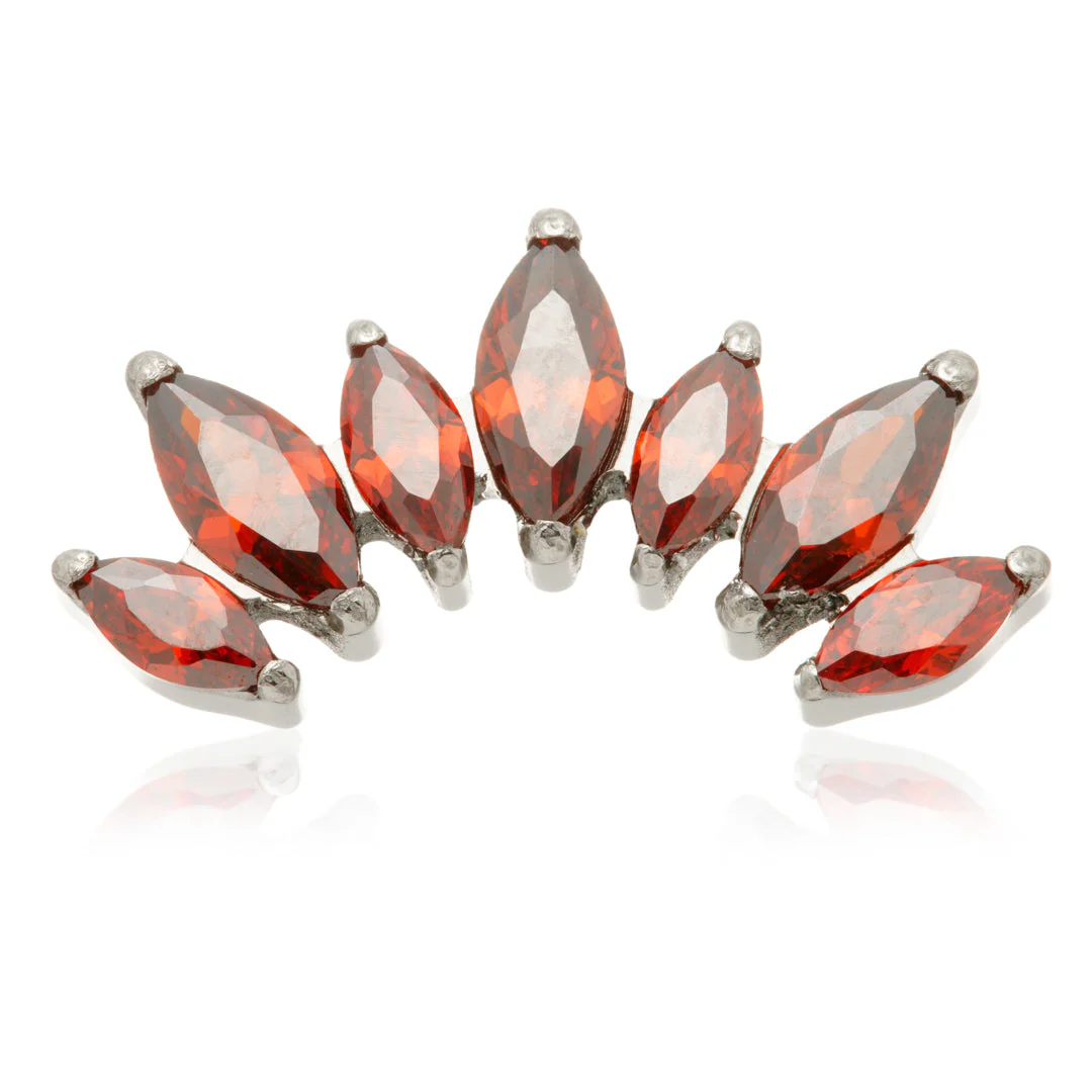 Ti Internal Prong Jewelled Marquise Cluster Attachment - Image 5