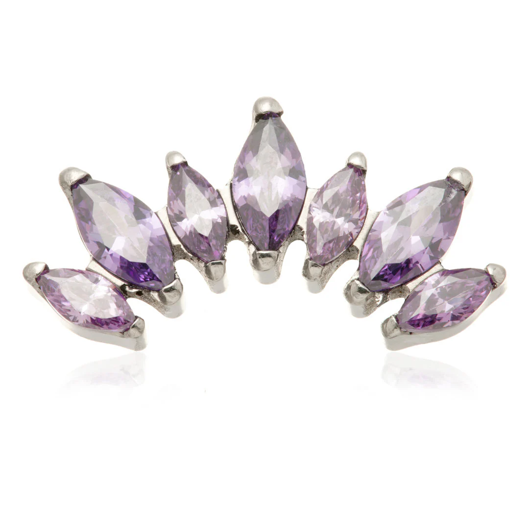 Ti Internal Prong Jewelled Marquise Cluster Attachment - Image 8