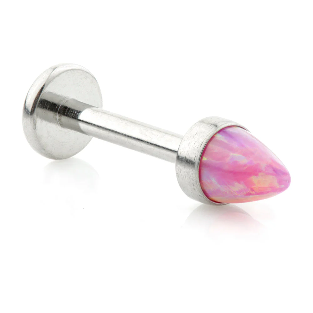 Ti Internal Thread Opal Cone Micro Labret - 1.2mm - Image 3