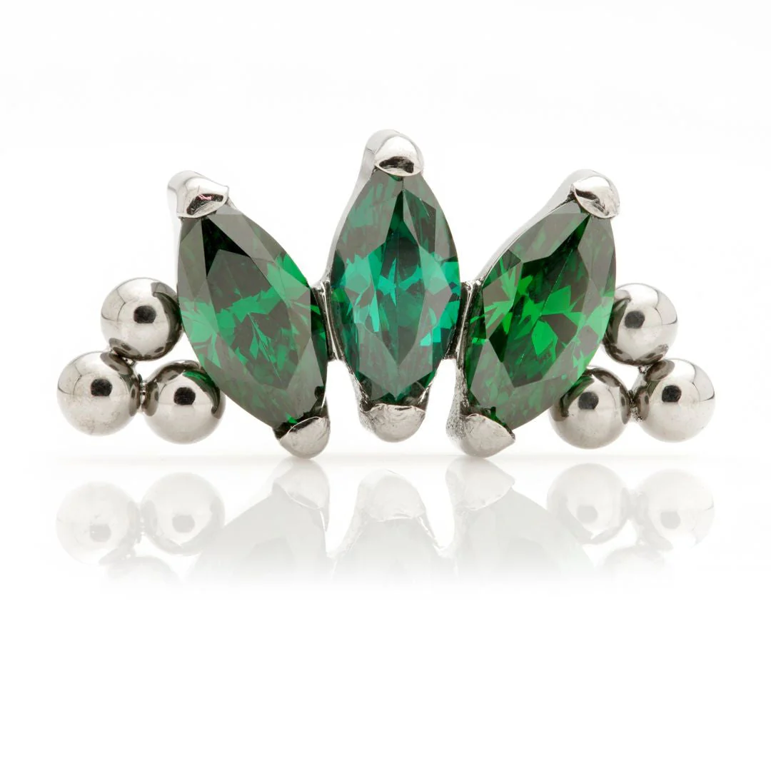 Ti Internal Triple Marquise Beaded Attachment - Image 5